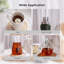 Paquet de 2 crépines à thé pour thé en vrac, infuseur à thé en maille extra fine, acier inoxydable 304 et couvercle fileté mince mis à jour, infuseur à thé à feuilles mobiles pour thé noir, rooibos, etc.