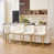 Beige Seat/Gold Legs/Velvet