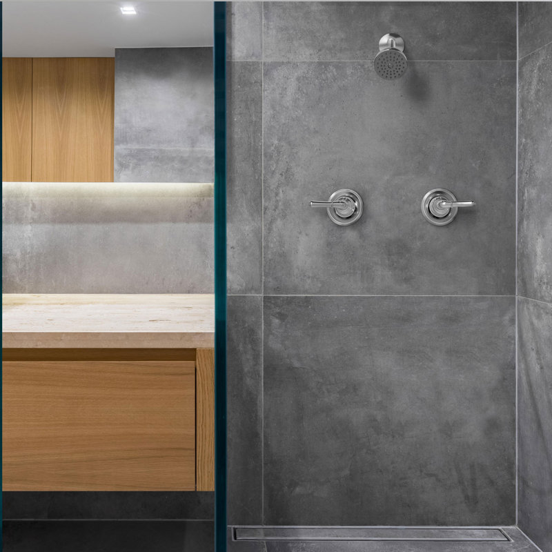 Shower Faucet with Rough in-Valve, Chrome