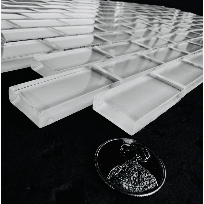 1x2 Super White Glossy