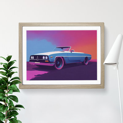 Neon Concept Car Vol.1 - Single Picture Frame Print