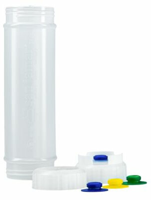 Bouteille en plastique avec soupape moyenne pour sauces épaisses et relish, 24 onces, blanc