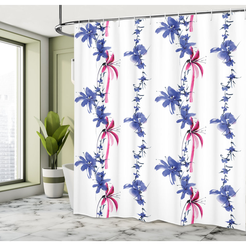 Rideau de douche Bungalow Rose, H 70 po x l 69 po
