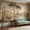 Décoration murale classique de style néo-classique amovible de style Fresco