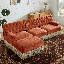 Canapé modulaire en velours 3 places Cloud-1457655189