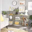 Annerike Gold Glass 4 Tier Side Table