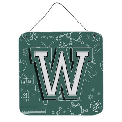 Back to School Initial by Denny Knight Graphic Art Plaque