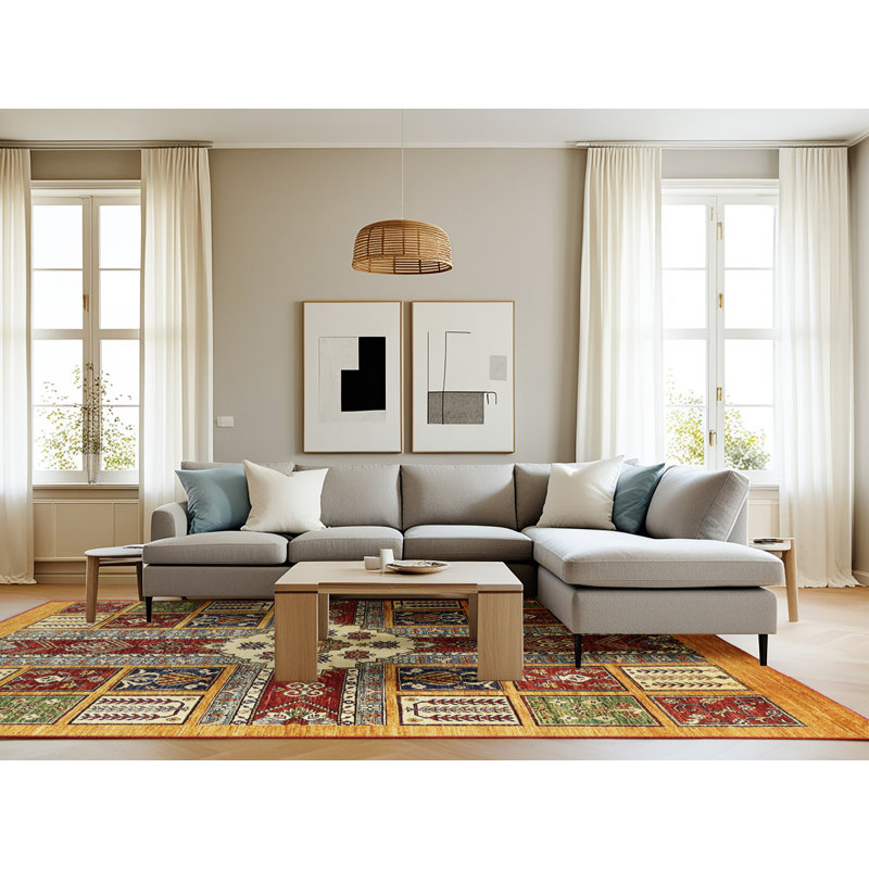 Patchwork Indoor Rug, Rectangle 8' x 12'