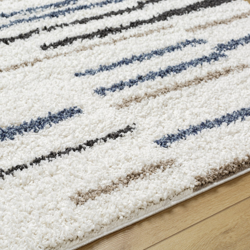 Bibbs Performance Striped Indoor Rug, Rectangle 7'10" x 10'