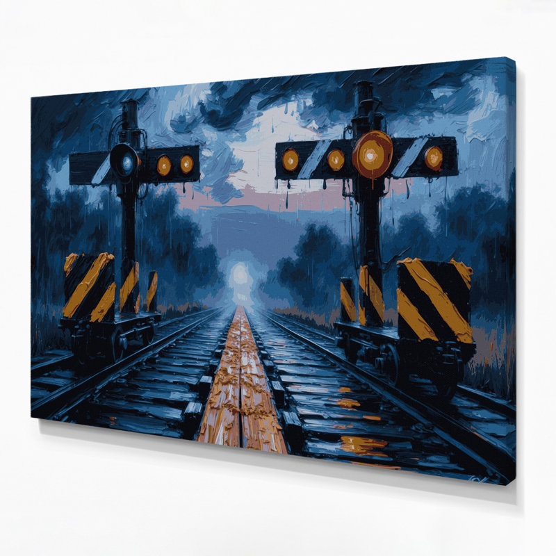 Art sur toile gris, H 12 po x l 18 po