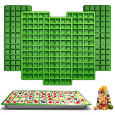 5 Pcs Silicone Food Molds For Harvest Right Freeze Dryer Medium Trays, Non-Stick Square Cube Dividers Food Mold For Ice Fruits Candy Chocolate Vegetable Freeze Drying Accessories