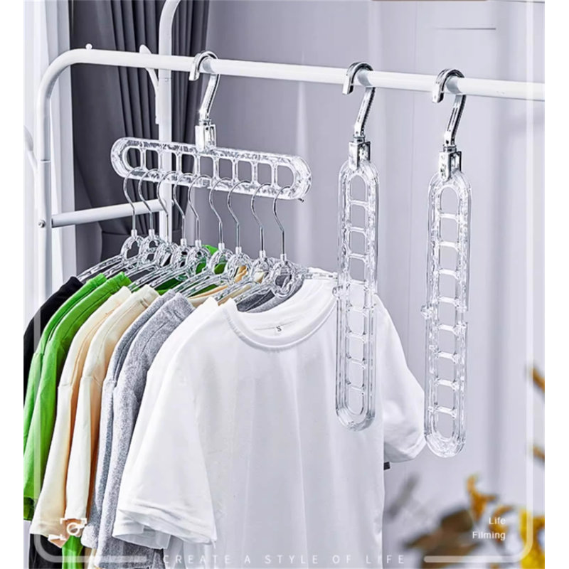 Cintre anti-dérapant en polyéthylène Nooralha pour robe / chandail / chandail, 5