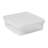 Wham Clip Square Plastic Storage Boxes with Secure Clip Lock Lids Clear/Clear/Clear