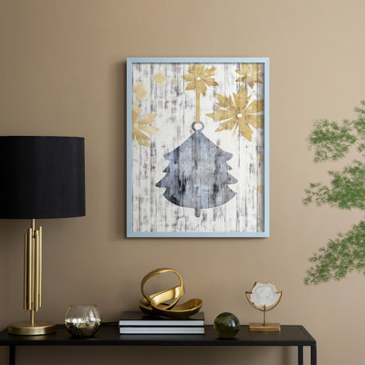 Christmas Holiday Art CMXXXIII Framed Print - Solid Wood