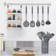 Silicone Kitchen Utensils Set Heat Resistant Silicone Kitchen Utensil Set With Stainless Steel Handles For Cooking And Baking, Non-Stick Coating, 15 Pieces (Black