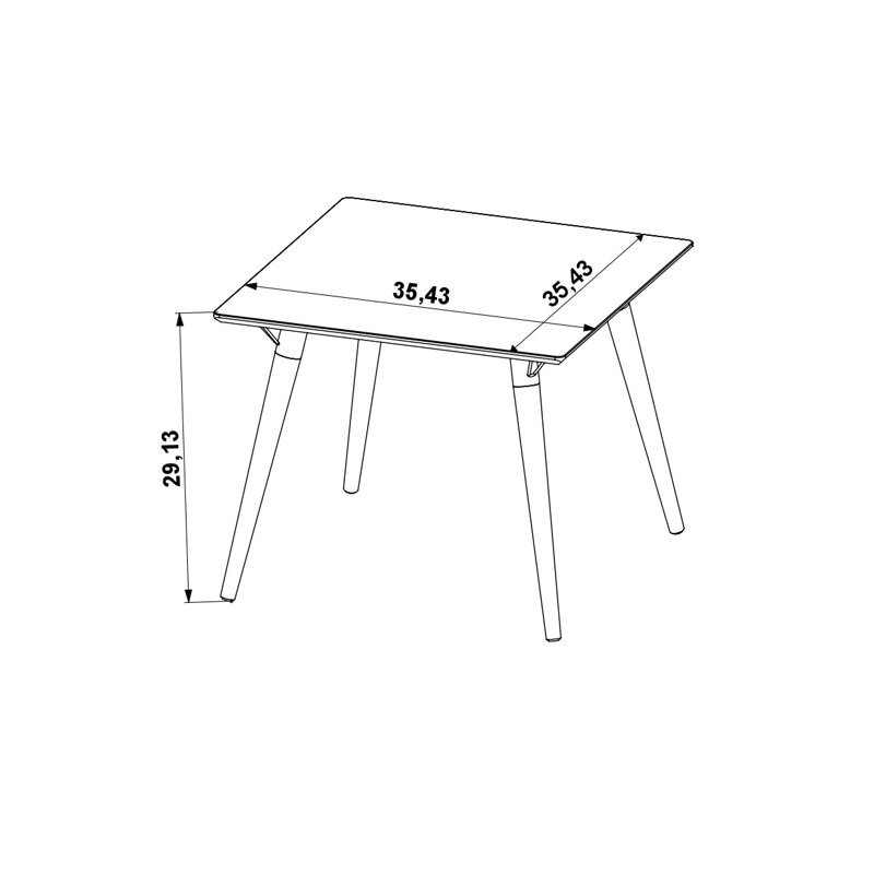 Table de salle à manger 35 "Marina