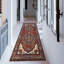 Elegant Hand Knotted Wool Oriental Area Rug in Red-62385014