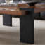 Table basse carrée en bois massif