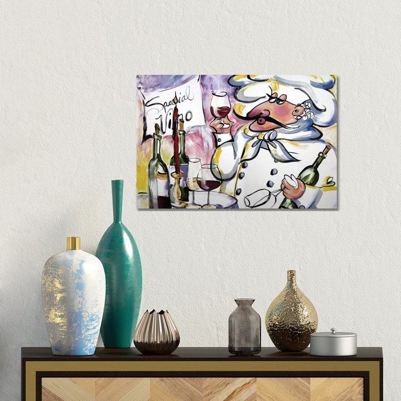 Wine Chef by Malenda Trick - Gallery-Wrapped Canvas Giclée on Canvas, Canvas, 66.04 cm H x 45.72 cm W x 3.175 cm D
