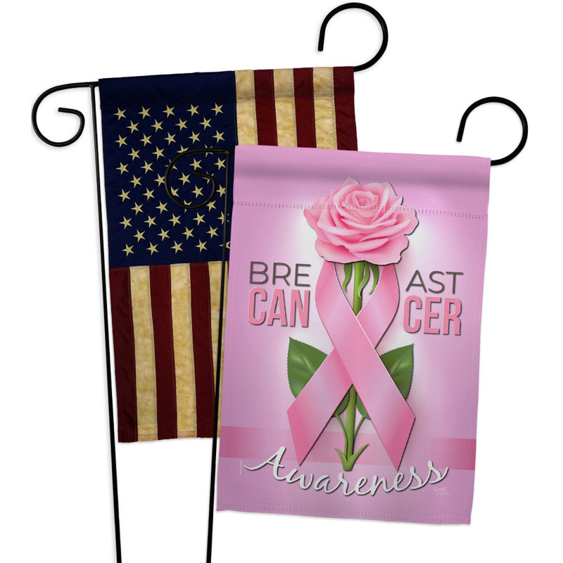 Drapeau de jardin en polyester 2 côtés 18,5 x 13 po