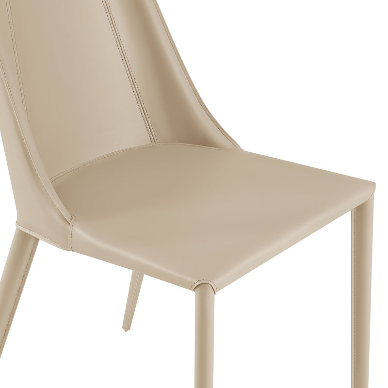 Carramar 18.3'' H Upholstered Side Chair, Taupe
