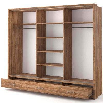 Deming 3 Door Wardrobe