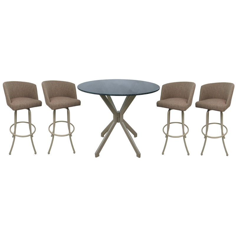 Ensemble repas pour 4 personnes Madge, Beige