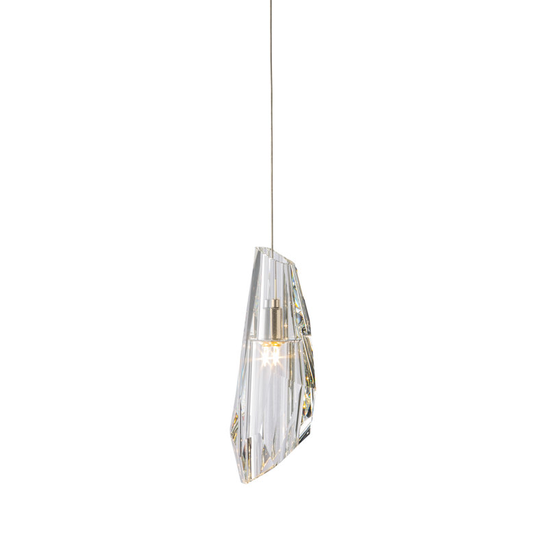 Luminaire suspendu 1 lumière Luma, Doré clair