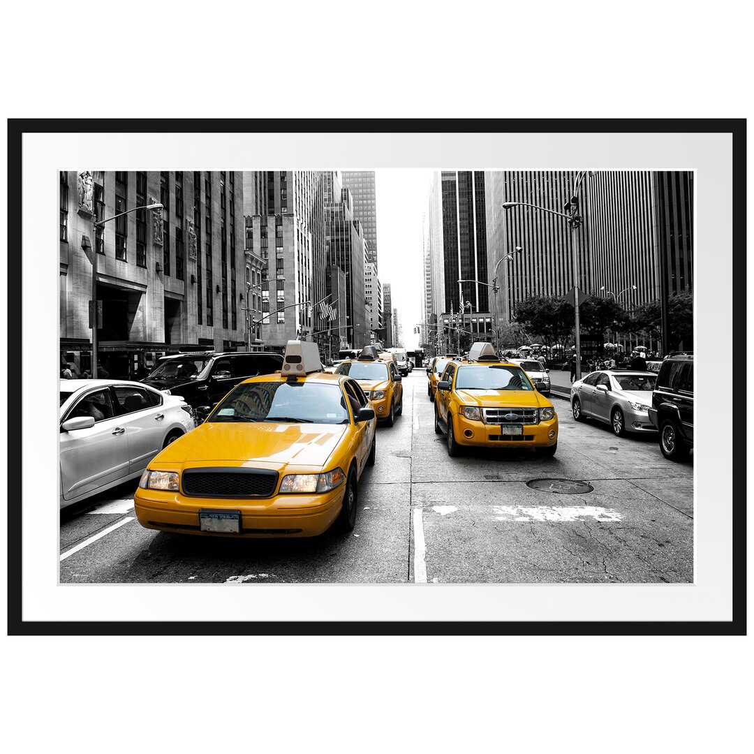 Gerahmtes Poster Cityverkehr New York