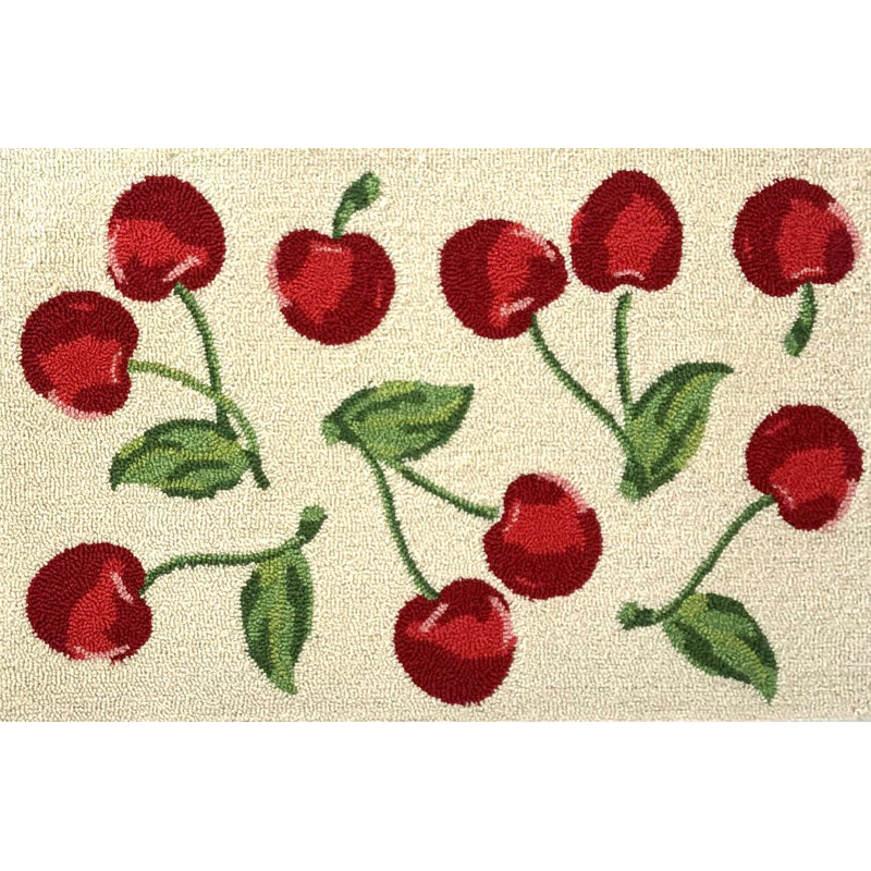 Ivoire Cherry Toss_26175, Rectangle 2 pi 6 po x 4 pi