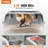 6 in Deep Cat Litter Box Odor-Free Litter Box with Filtering Foot Board-105368525