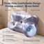 Oreiller cervical ergonomique pour soulager les douleurs cervicales, oreiller en mousse mémoire à double hauteur, oreiller cervical avec 3 trous pour dormir sur le côté, sur le dos ou sur le ventre-2054535616