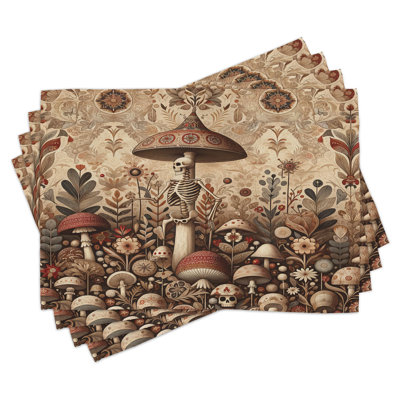 Ensemble de 4 napperons Ambesonne Trippy