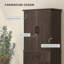 Armoire de rangement moderne, armoire de cuisine à DEL avec tablettes de porte Modern