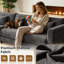 Canapé modulaire en forme de L avec repose-pieds de rangement 112,4 po Cloud-1264936395
