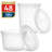 Djordi 48 Container Food Storage Set - Containers and 48 Lids 32-16 oz