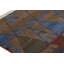 Rug & Kilim’S Moroccan Style Rug, Brown With Blue Tribal Geometric Patterns