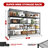 Marlia Steel Height -Adjustable Storage Rack Heavy Duty Shelving Unit-565694246-562161830