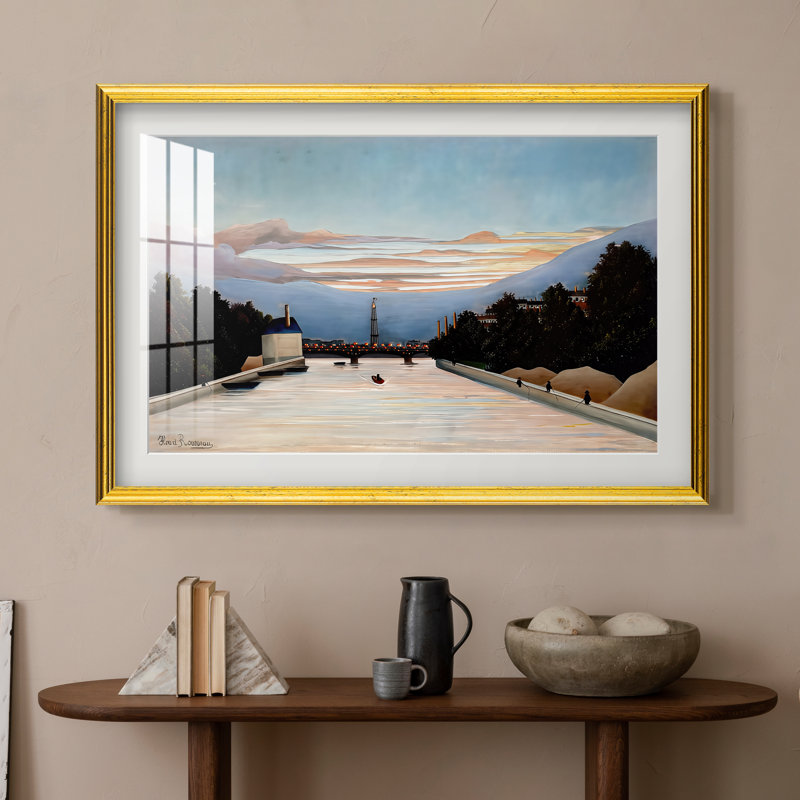 La Tour Eiffel, vers 1898 - Henri Rousseau - Reproduction encadrée sur mesure, 16 po x 22 po