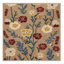 Machine Washable Botanical Brown Area Rug