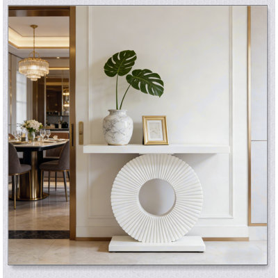 Table d'entrée élégante, table de couloir robuste, console polyvalente