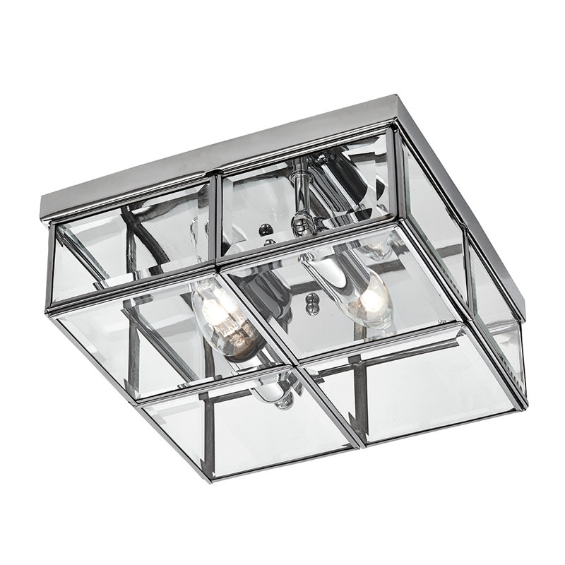 Thaxter Flush Mount, Chrome