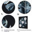 «Blue and White Philodendron Leaf II», reproduction sur toile-86828593-86828600