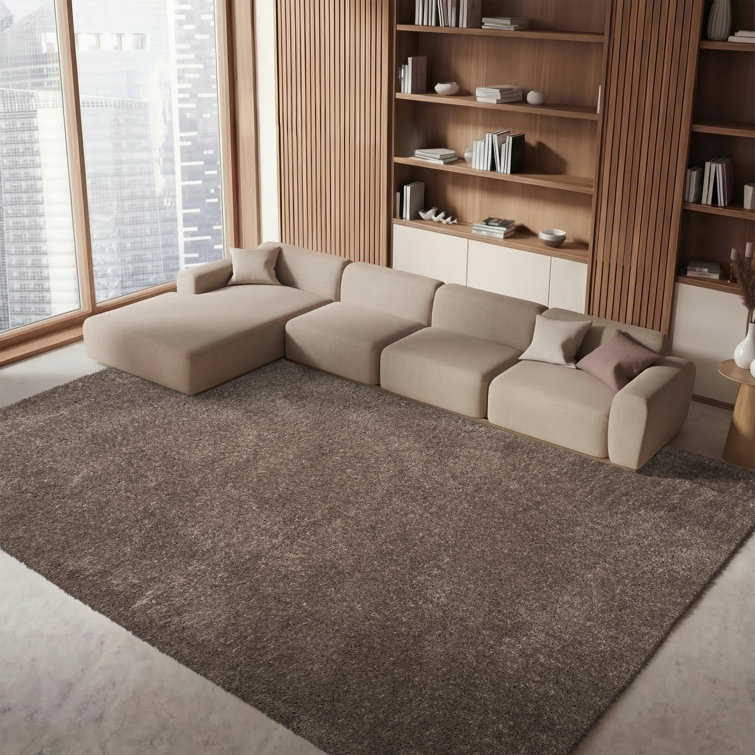 Tapis brun Frankye