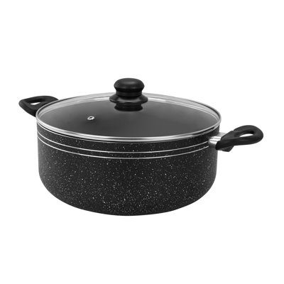 ROYALFORD Non-Stick Aluminum Round Dutch Oven