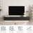 67" Floating TV Stand With 16 Color LED Lights, Wall-Mounted Entertainment Center For 55-65 Inch Tvs, Black