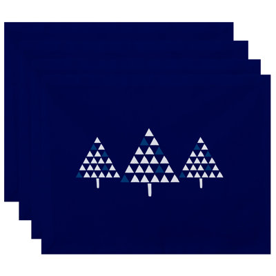 Polyester Geometric Rectangle Placemat