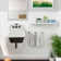 8 Inch Spread Wall Mount Faucet with Soap Dish