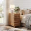 11.81cm W Solid Wood Bedside Table