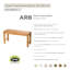Banc de douche en teck-118913755
